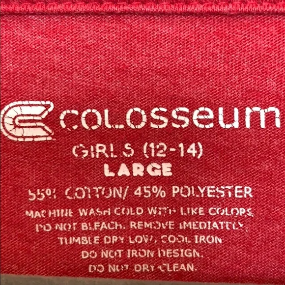 Razorback Sparkle Hog Tee Shirt Red Size Large - Picture 2 of 4